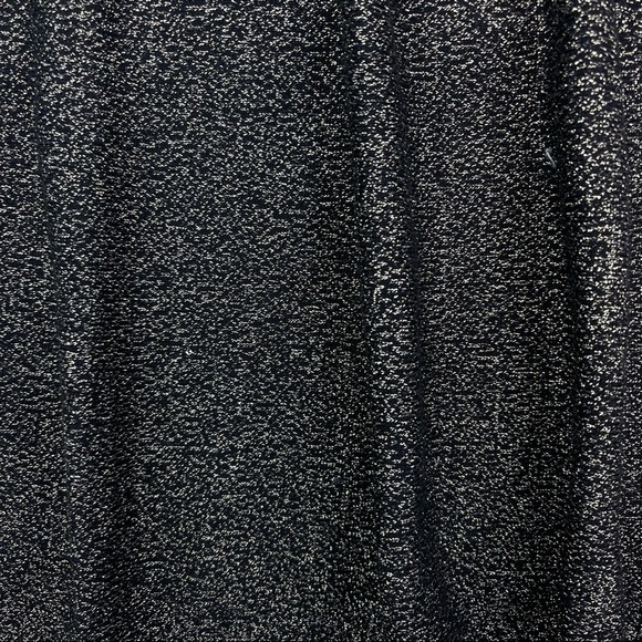 Nanette Lepore Metallic Black Gold A line Skirt Slip On Womens Unlined Size M - Picture 3 of 8